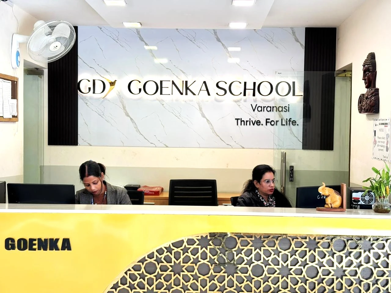 GD Goenka VNS Reception